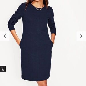 ⭐️NWT Boden Ellen Ottamon Navy Dress⭐️
